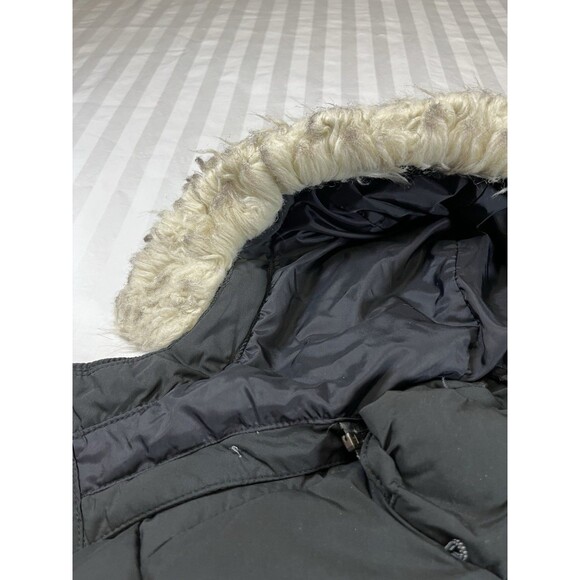 L.L. Bean Coat Women’s Size XS Long Down Insulated Puffer Faux Fur Hood READ - Picture 3 of 10